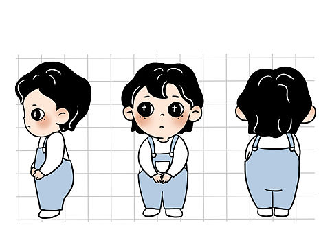 盲盒3d猴子卡通ip三视图9223dianachenip三视图1400小小美工不敢