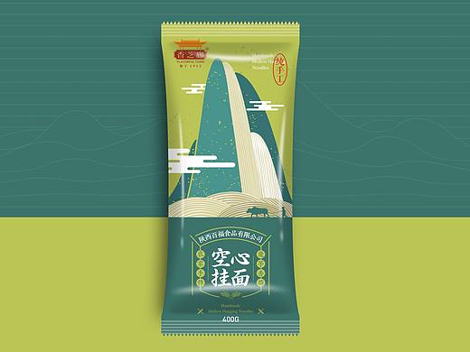手工空心挂面包装设计