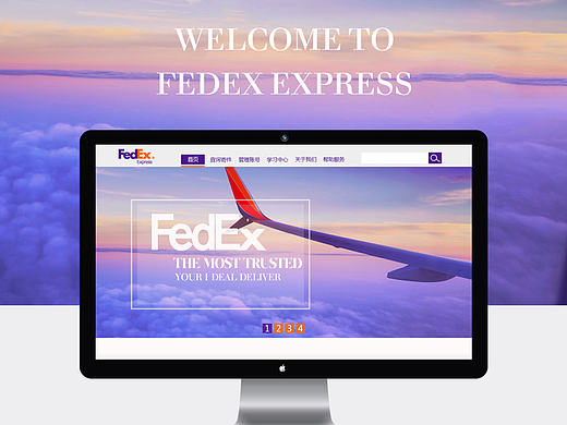 聯(lián)邦快遞—企業(yè)網(wǎng)站（個(gè)人主頁(yè)-ZMTk4OTkyMTI=） - 企業(yè)官網(wǎng) - 站酷設(shè)計(jì)師huangyiwen原創(chuàng)素材 - 站酷ZCOOL