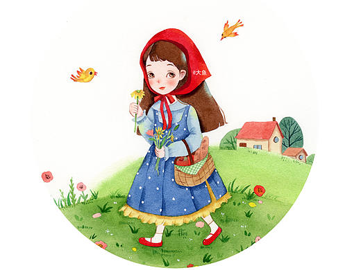 小小少女版小红帽