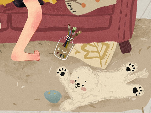 插画分享|两三事