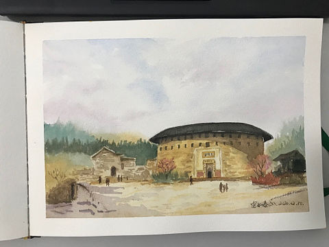 水彩风景