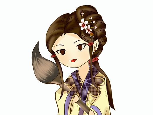 12金钗中的3个（个人主页-ZMTQ1NzE4MzI=） - 新锐潮流插画 - 站酷设计师酸辣粉丝干拌面原创素材 - 站酷ZCOOL