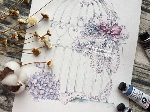 繞（個(gè)人主頁(yè)-ZMzExMjE2MDg=） - 藝術(shù)插畫(huà) - 站酷設(shè)計(jì)師獅子丶原創(chuàng)素材 - 站酷ZCOOL