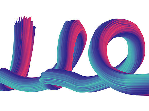 个人logo标识  AI做的立体字 接近C4D的渲染+教程