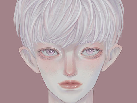 白毛（个人主页-ZNTQ0ODI2MDQ=） - 创作习作 - 站酷设计师壹次心一原创素材 - 站酷ZCOOL