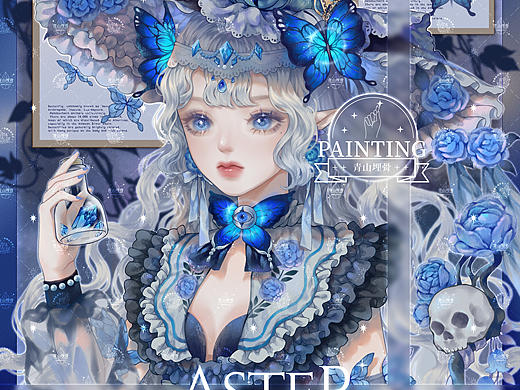 【插画壁纸展示】水晶女巫