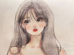 少女線稿