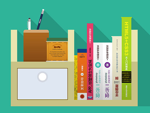 扁平长投影写生（个人主页-ZMTY3OTE2NTI=） - 其他UI - 站酷设计师任萌MollyRen原创素材 - 站酷ZCOOL