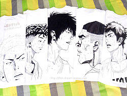 手绘T恤——slamdunk-5（个人主页-ZMTE0MTY3Mg==） - 创作习作 - 站酷设计师Red稀饭原创素材 - 站酷ZCOOL
