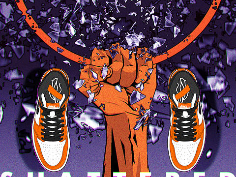 球鞋插画SHATTERED BACKBOARD