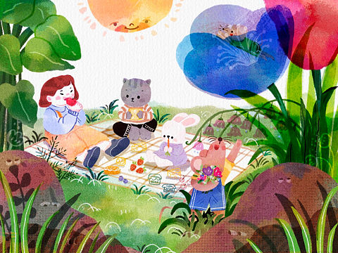 一封邀請(qǐng)信（個(gè)人主頁(yè)-ZNjAwNjU0NDg=） - 繪本 - 站酷設(shè)計(jì)師喬喬插畫(huà)原創(chuàng)素材 - 站酷ZCOOL