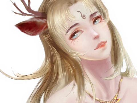 小鹿少女（個(gè)人主頁-ZMzc1MzA4NTY=） - 創(chuàng)作習(xí)作 - 站酷設(shè)計(jì)師冰棠葫蘆原創(chuàng)素材 - 站酷ZCOOL