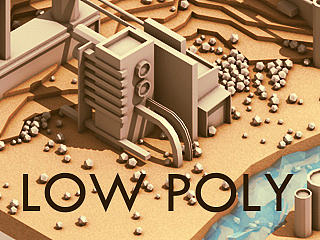 Low Poly Hills原创临摹教程
