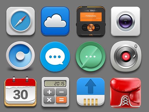 擬物練習(xí)1（個人主頁-ZMTI0NTExNDQ=） - 圖標(biāo) - 站酷設(shè)計師二圓原創(chuàng)素材 - 站酷ZCOOL