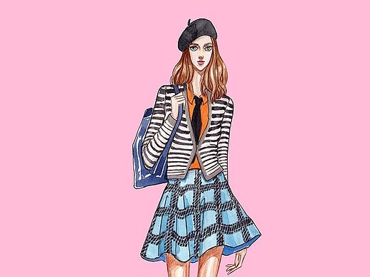 服装插画