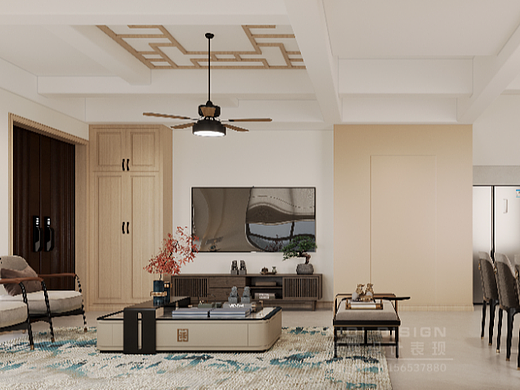 原木新中式 温暖大气的家（个人主页-ZNjY3MzM0MDQ=） - 建筑/空间 - 站酷设计师余霜霜不冷原创素材 - 站酷ZCOOL