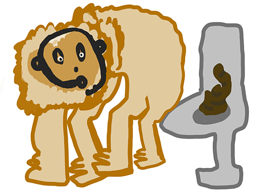 无法呼吸91这拉屎好臭!