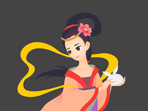 中秋画嫦娥