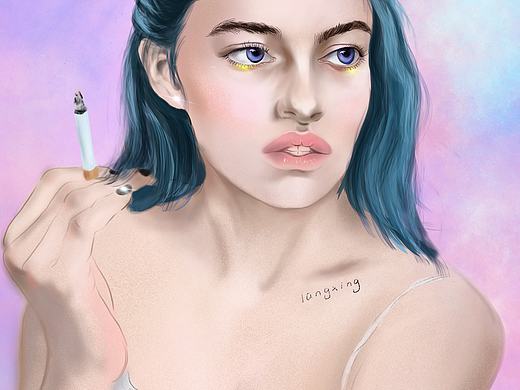 人物插画精细练习