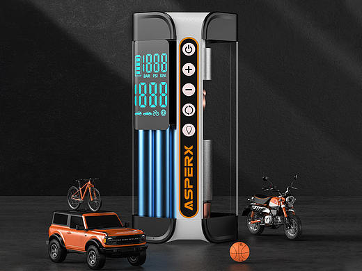 打气泵产品三维展示