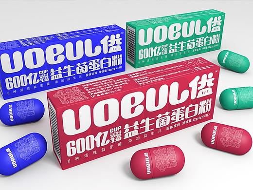 益生菌蛋白粉包装设计