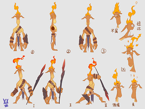 人物設(shè)定（練習(xí)）（個(gè)人主頁-ZNTgxODExNTY=） - 游戲原畫 - 站酷設(shè)計(jì)師starsssss原創(chuàng)素材 - 站酷ZCOOL