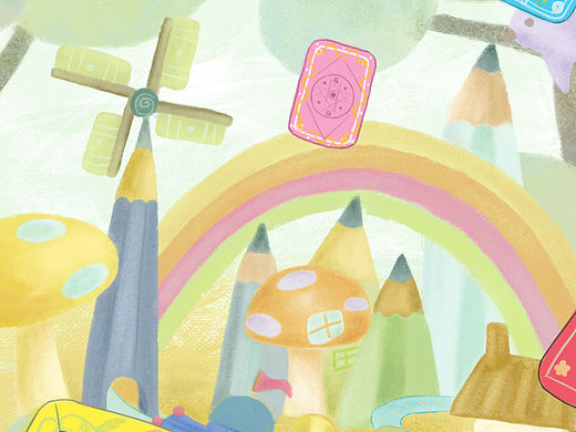 魔法卡片（個(gè)人主頁-ZMTU4MzUzMjA=） - 兒童插畫 - 站酷設(shè)計(jì)師wmm953121173原創(chuàng)素材 - 站酷ZCOOL