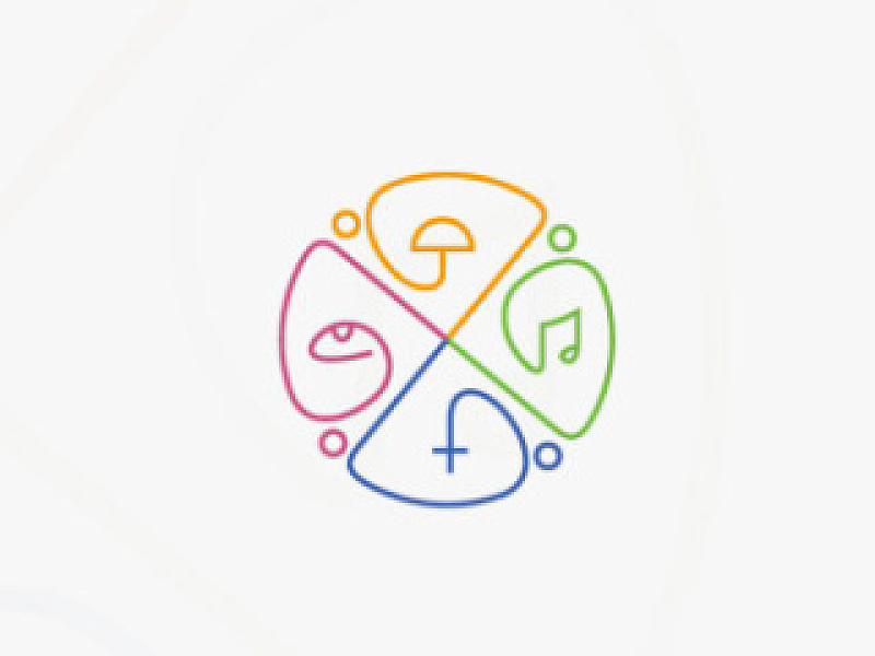 农业风调雨顺·四大天王元素logo设计