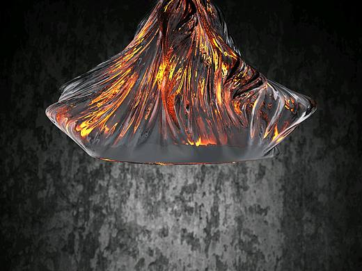 火山灯