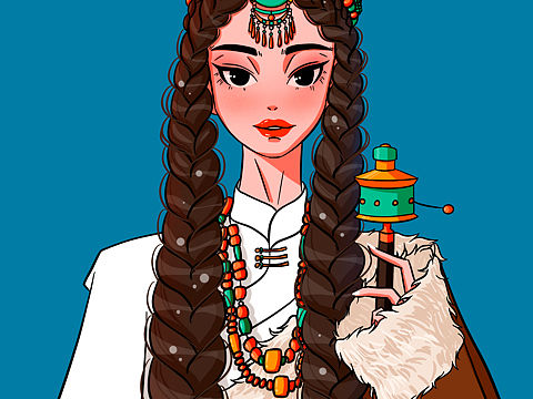 民族系列～藏族女孩