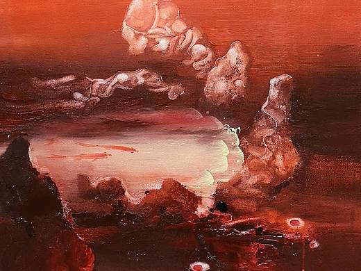 邓宇意象油画.禅意系列