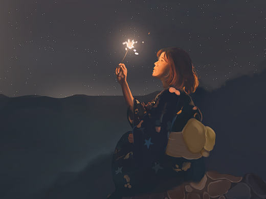 夏祭（個(gè)人主頁-ZMTc0NzgxNDg=） - 創(chuàng)作習(xí)作 - 站酷設(shè)計(jì)師蘇菲的世界原創(chuàng)素材 - 站酷ZCOOL