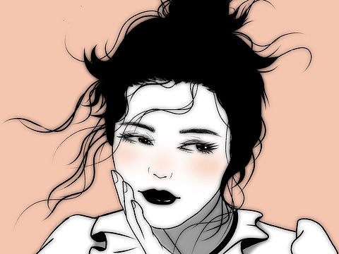 最近尝试了新的画风！