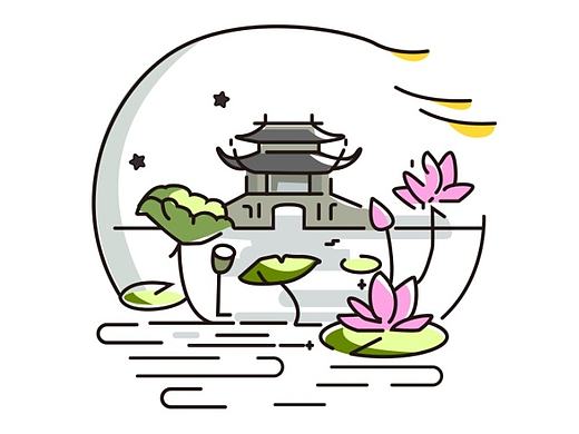 旅游APP的引导页--动效