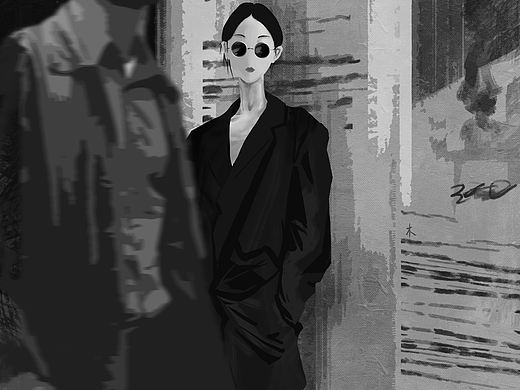 人潮汹涌（个人主页-ZNTYxNDA4MTY=） - 艺术插画 - 站酷设计师木三三三原创素材 - 站酷ZCOOL