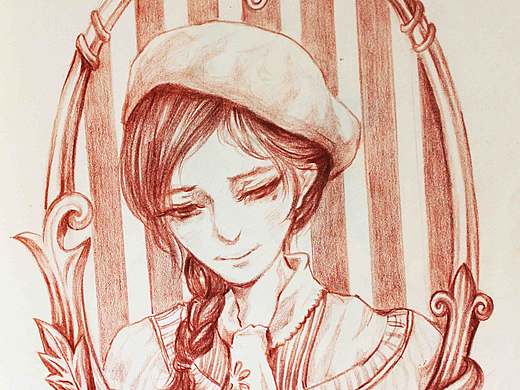 少女（个人主页-ZMTY0NTcxNjg=） - 创作习作 - 站酷设计师Hannary原创素材 - 站酷ZCOOL