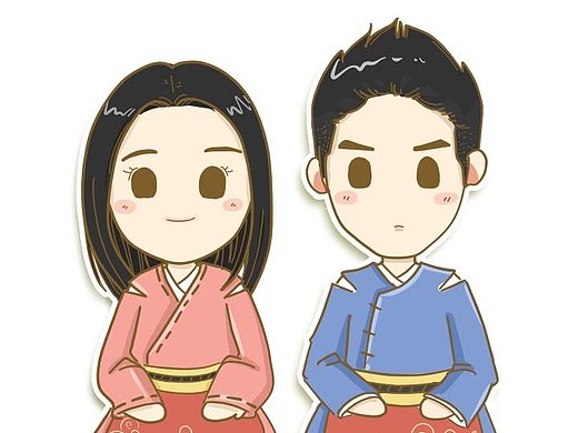 人物漫画头像（个人主页-ZMTI2MTg4MTY=） - 商业插画 - 站酷设计师Meiki美妹原创素材 - 站酷ZCOOL