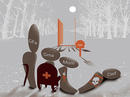 公益海报——关爱事实孤儿