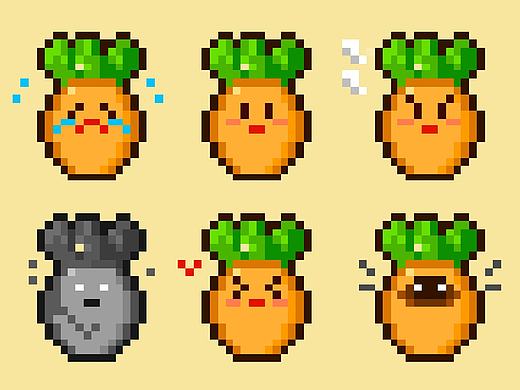 像素头像 画着玩（个人主页-ZMjA3ODUxODg=） - 像素画 - 站酷设计师终极狂暴萝卜头原创素材 - 站酷ZCOOL