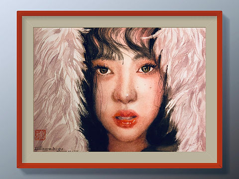 明眸善睐（个人主页-ZMzE1MTU2MDQ=） - 绘画 - 站酷设计师龚志宇原创素材 - 站酷ZCOOL