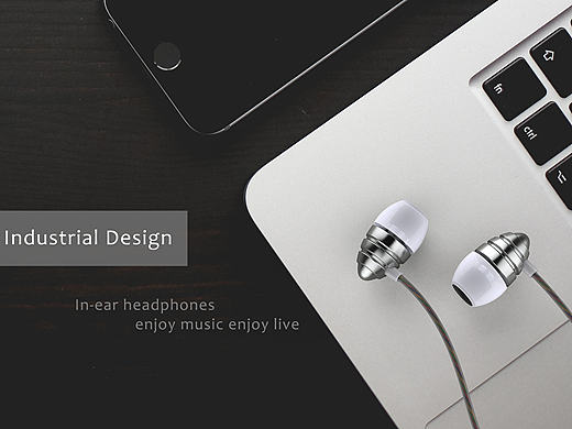 耳机建模渲染三