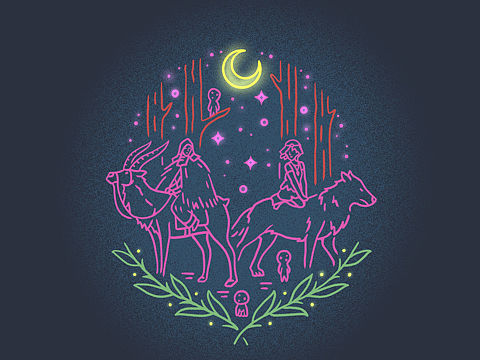 《插画小练习》