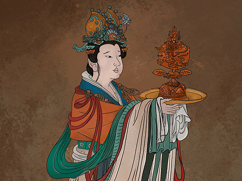 临摹练习 永乐宫壁画