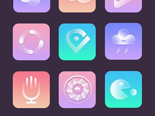 渐变色icon