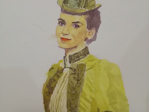 今日份水彩惊情四百年剧照练习（个人主页-ZNTYzNTUzNjA=） - 绘画 - 站酷设计师口禾非原创素材 - 站酷ZCOOL