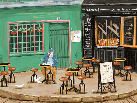 又是一波关于巴黎的画