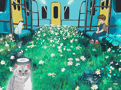 谢谢你们的陪伴（个人主页-ZNTE4MDU0MzY=） - 创作习作 - 站酷设计师叁喵空空原创素材 - 站酷ZCOOL