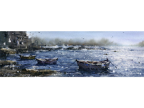  水彩小景