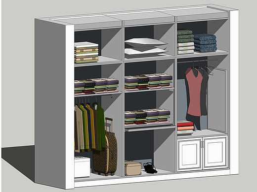 SketchUp草图大师制作定制家具（柜）